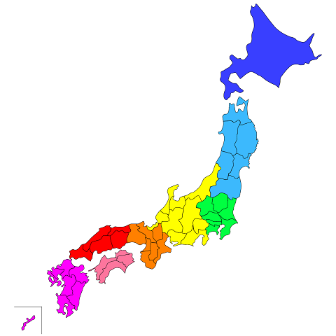 日本の地域分類 Instant Tools