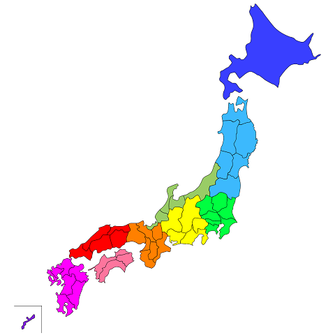 日本の地域分類 民間企業等 Instant Tools