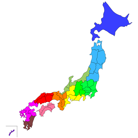日本の地域分類